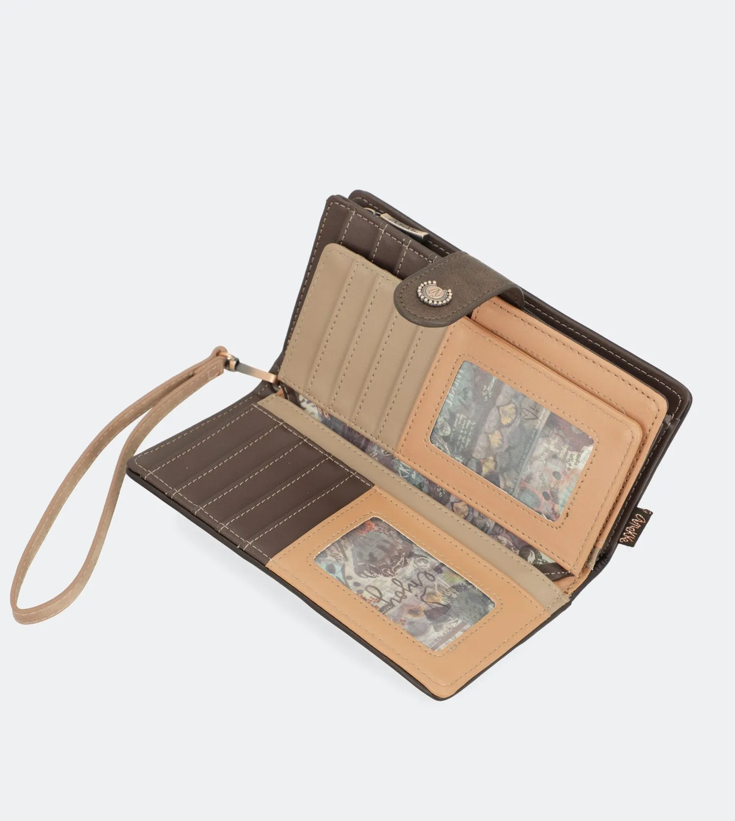 Ixchel Big wallet with a zip