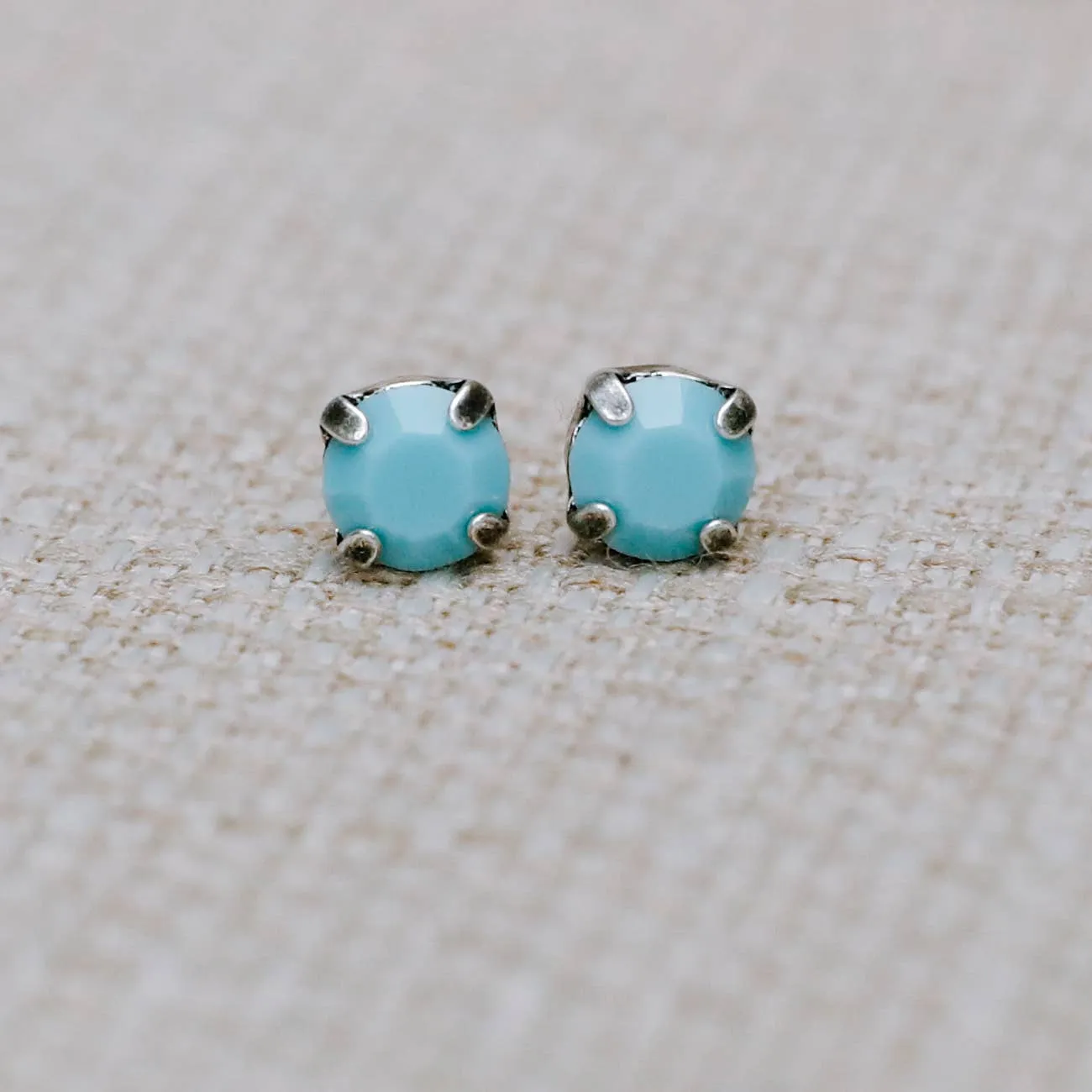 Jane Post Rachel Marie Earring: Denim Ignite