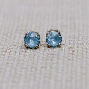 Jane Post Rachel Marie Earring: Denim Ignite
