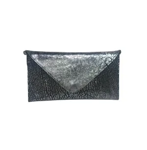 JJ Winters Custom Ellie Crossbody - Gunmetal Hippo