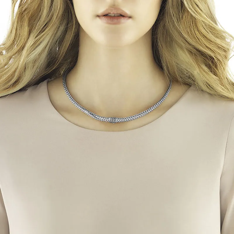 John Hardy Classic Chain Small Necklace with Chain Clasp in 36"