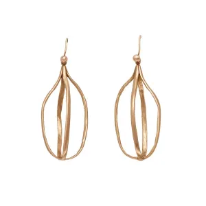 Julie Cohn Bronze Birdcage Earrings