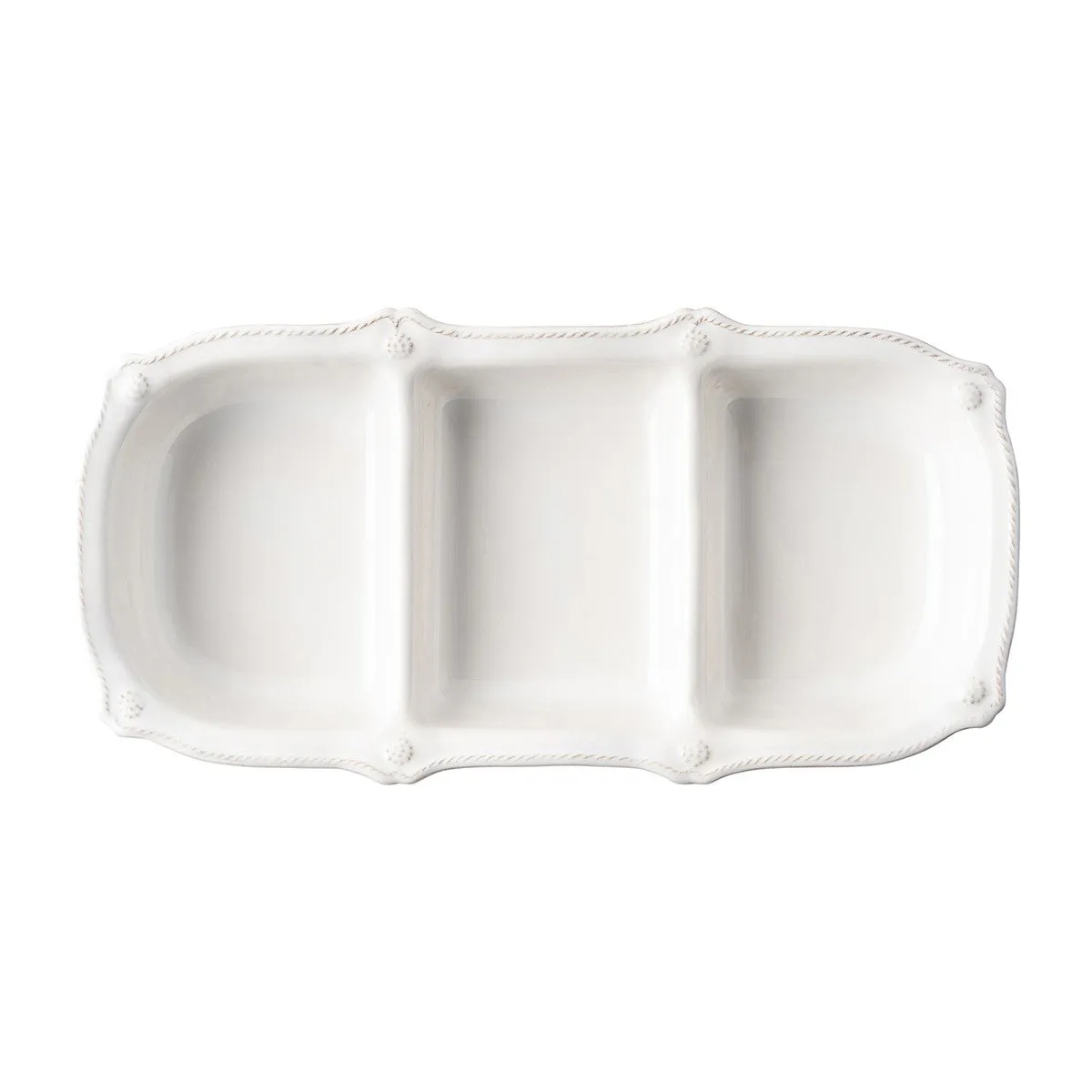 Juliska Berry & Thread 14" Triple Section Server