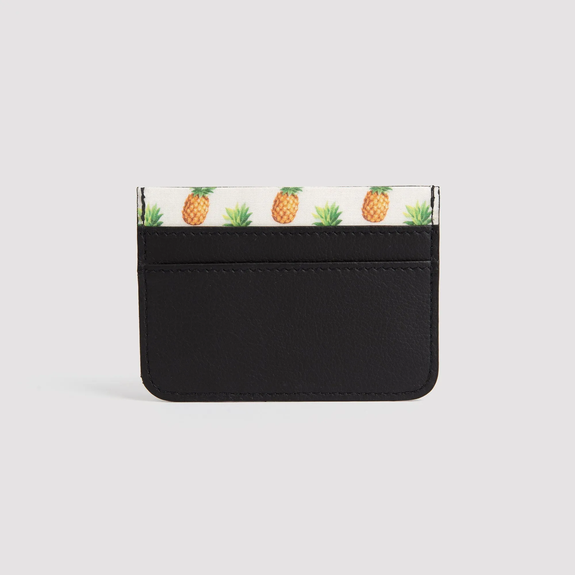 Juniper Piñatex Leather Card Wallet | Black