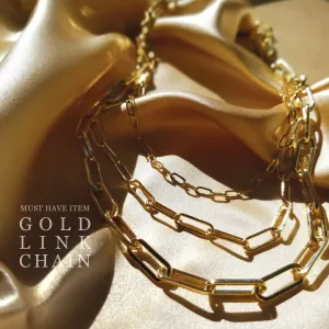 Kelly Gold Link Chain Necklace