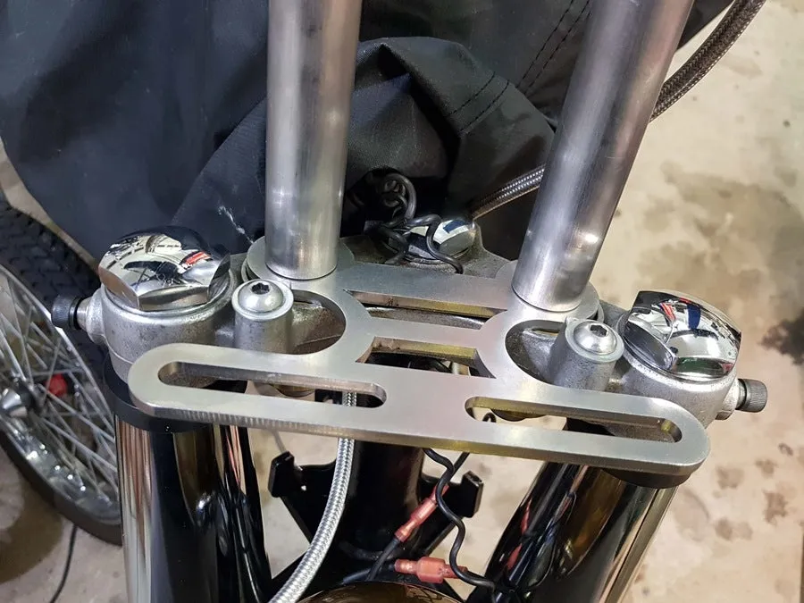 Kneiss Rack Luggage Rack for 1960-Present Harley-Davidson Hydraulic Front Ends