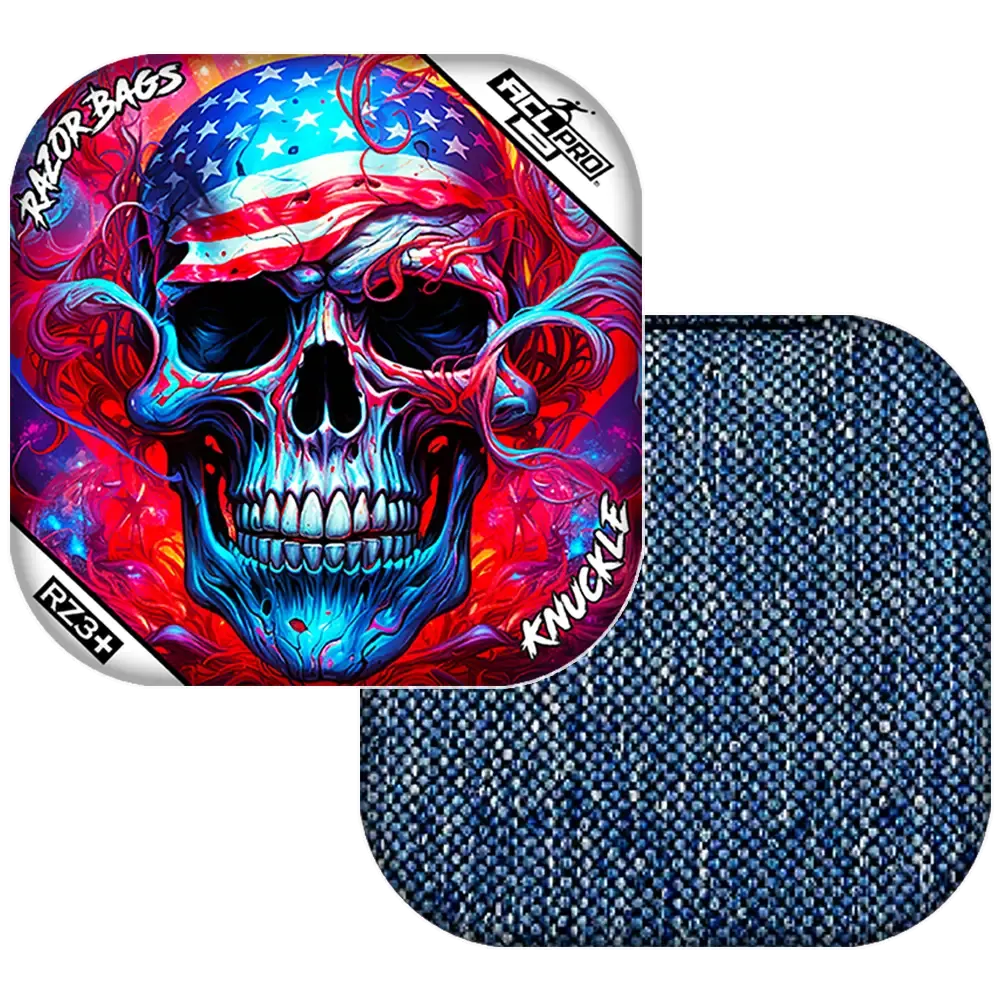 Knuckle | Skull Merica | ACL PRO Razor Cornhole Bags
