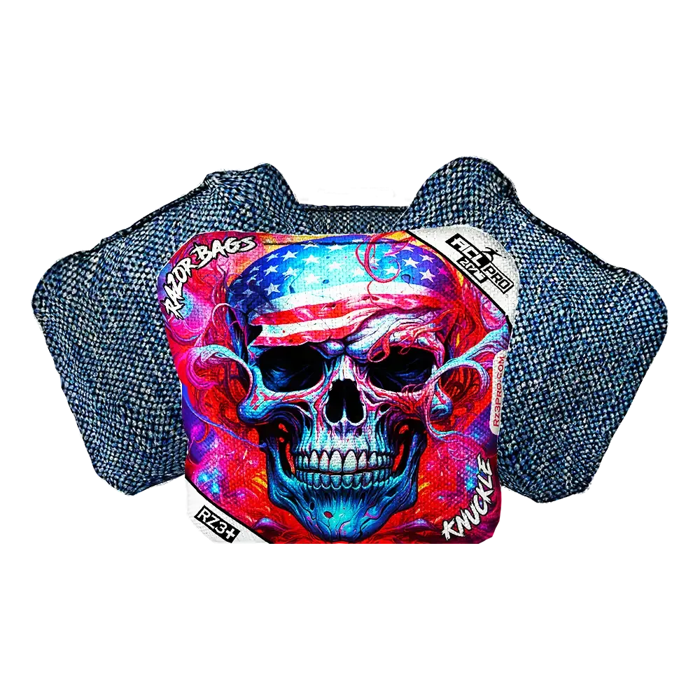 Knuckle | Skull Merica | ACL PRO Razor Cornhole Bags
