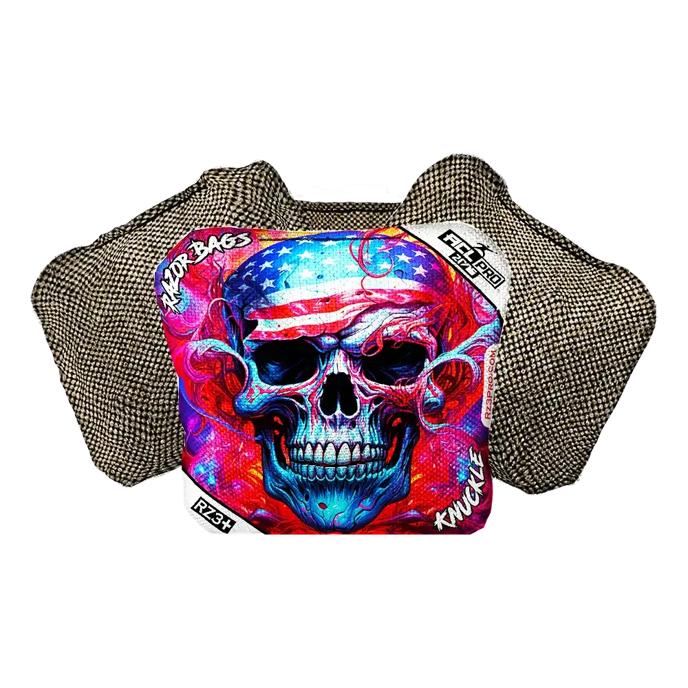 Knuckle | Skull Merica | ACL PRO Razor Cornhole Bags