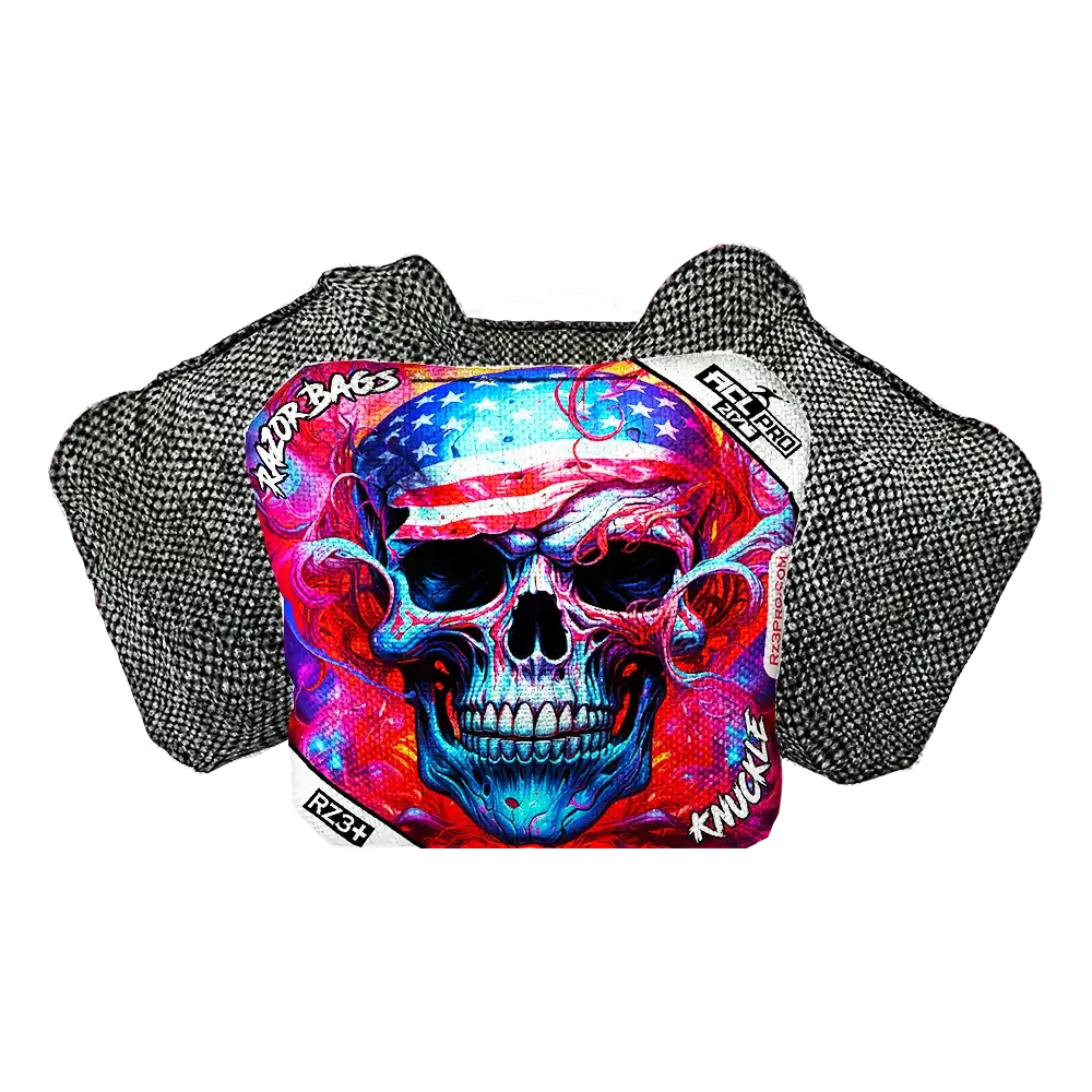 Knuckle | Skull Merica | ACL PRO Razor Cornhole Bags