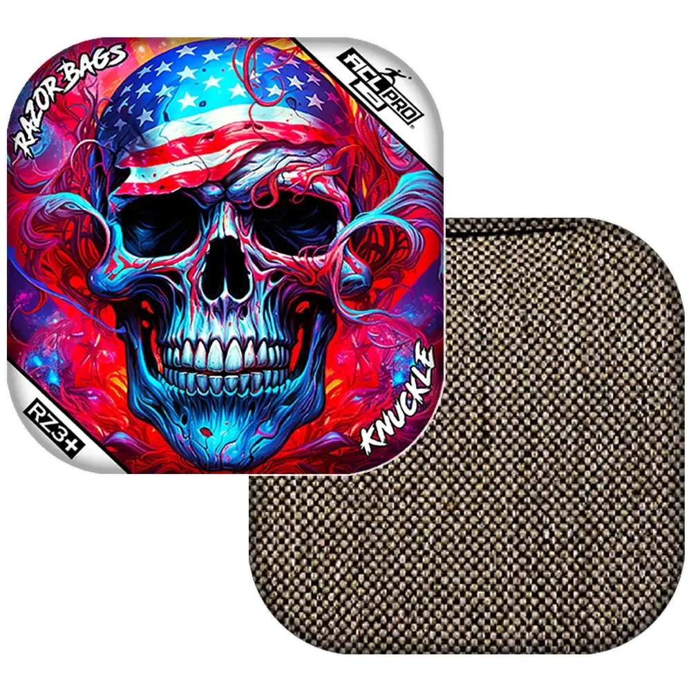 Knuckle | Skull Merica | ACL PRO Razor Cornhole Bags
