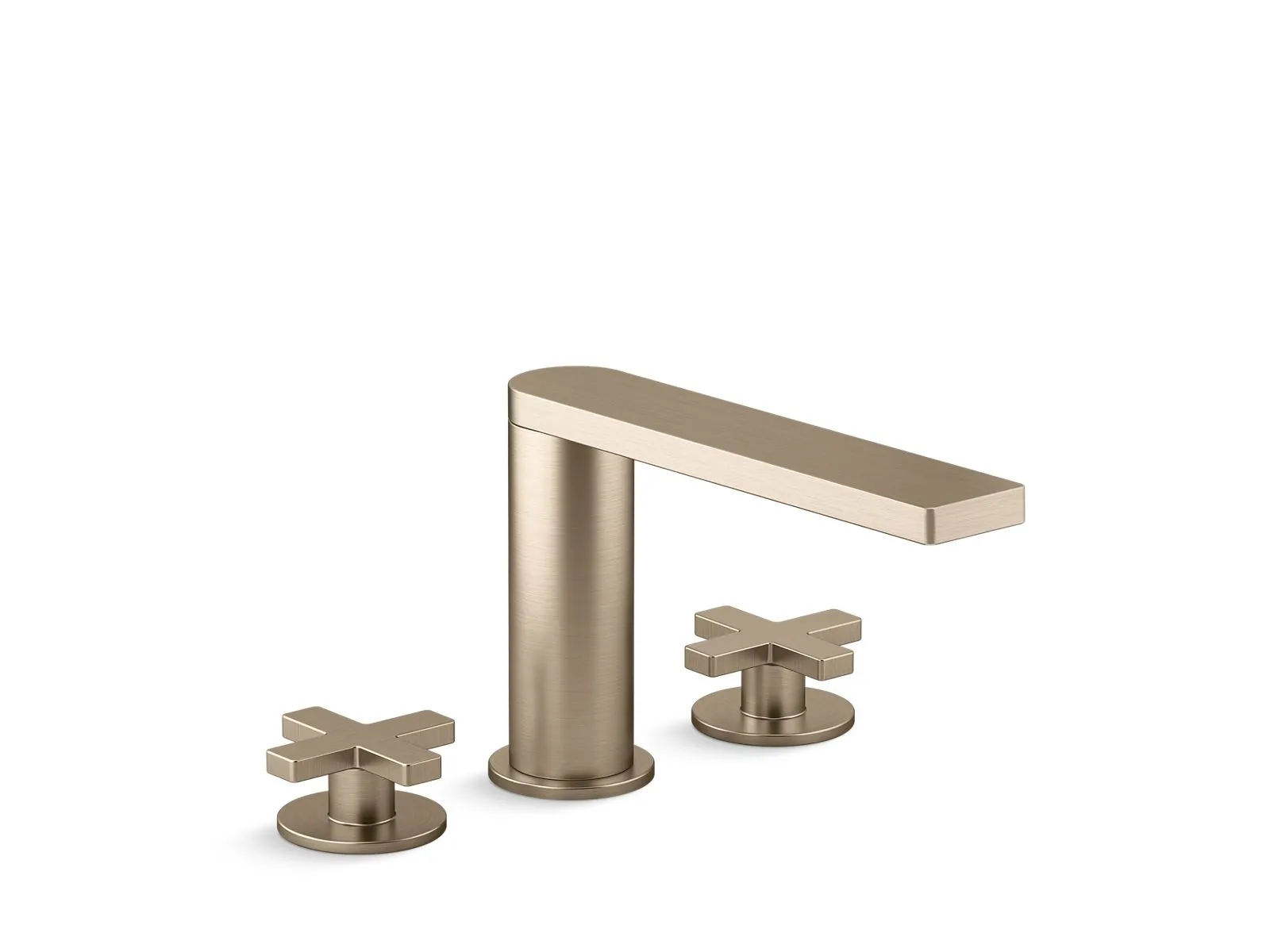 KOHLER K-73081-3 Composed Deck-mount bath faucet with cross handles
