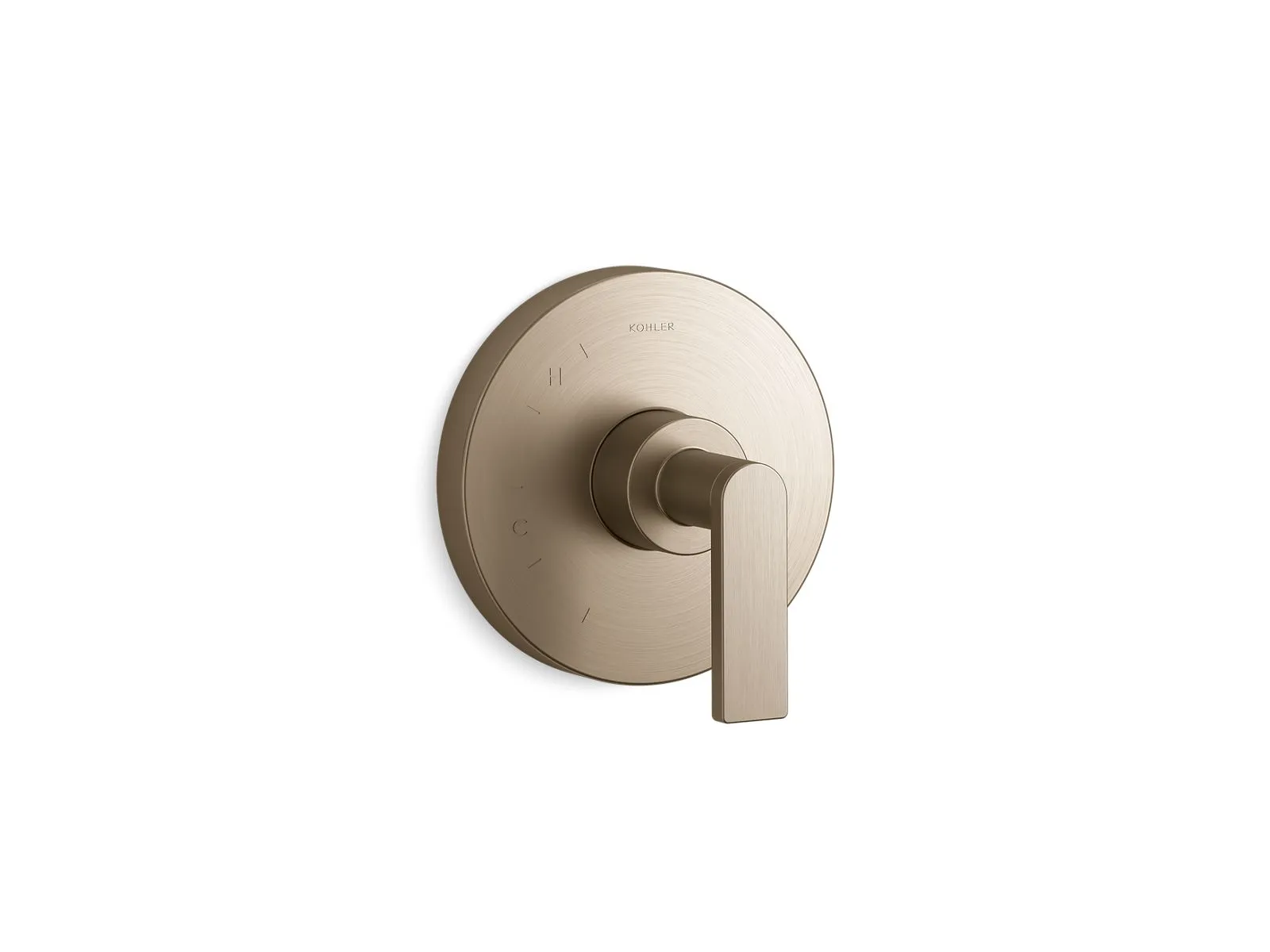 KOHLER K-TS73115-4 Composed Rite-Temp valve trim with lever handle