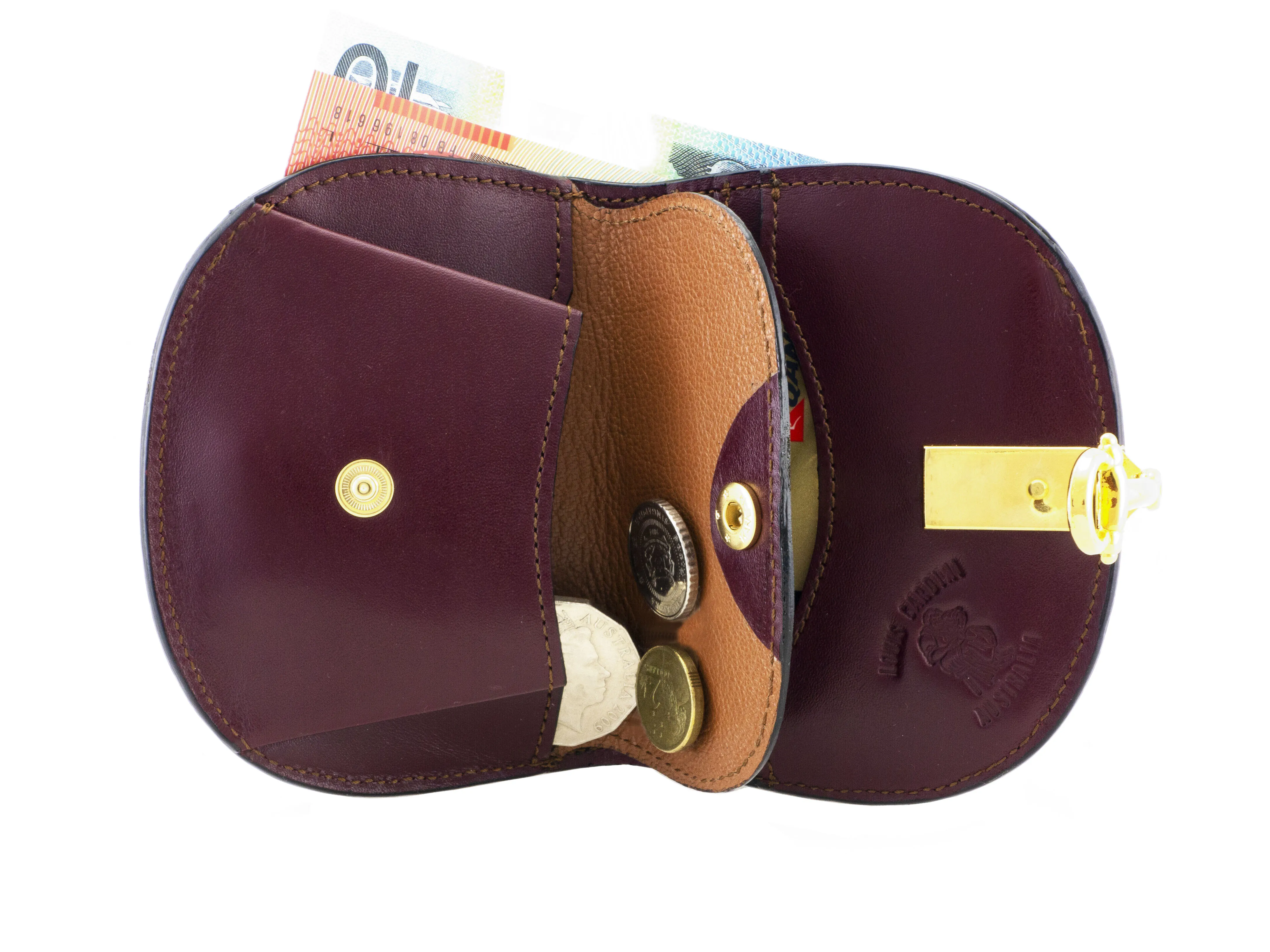 LOUISE  Ladies Purse.  (Sun Rising Shape)