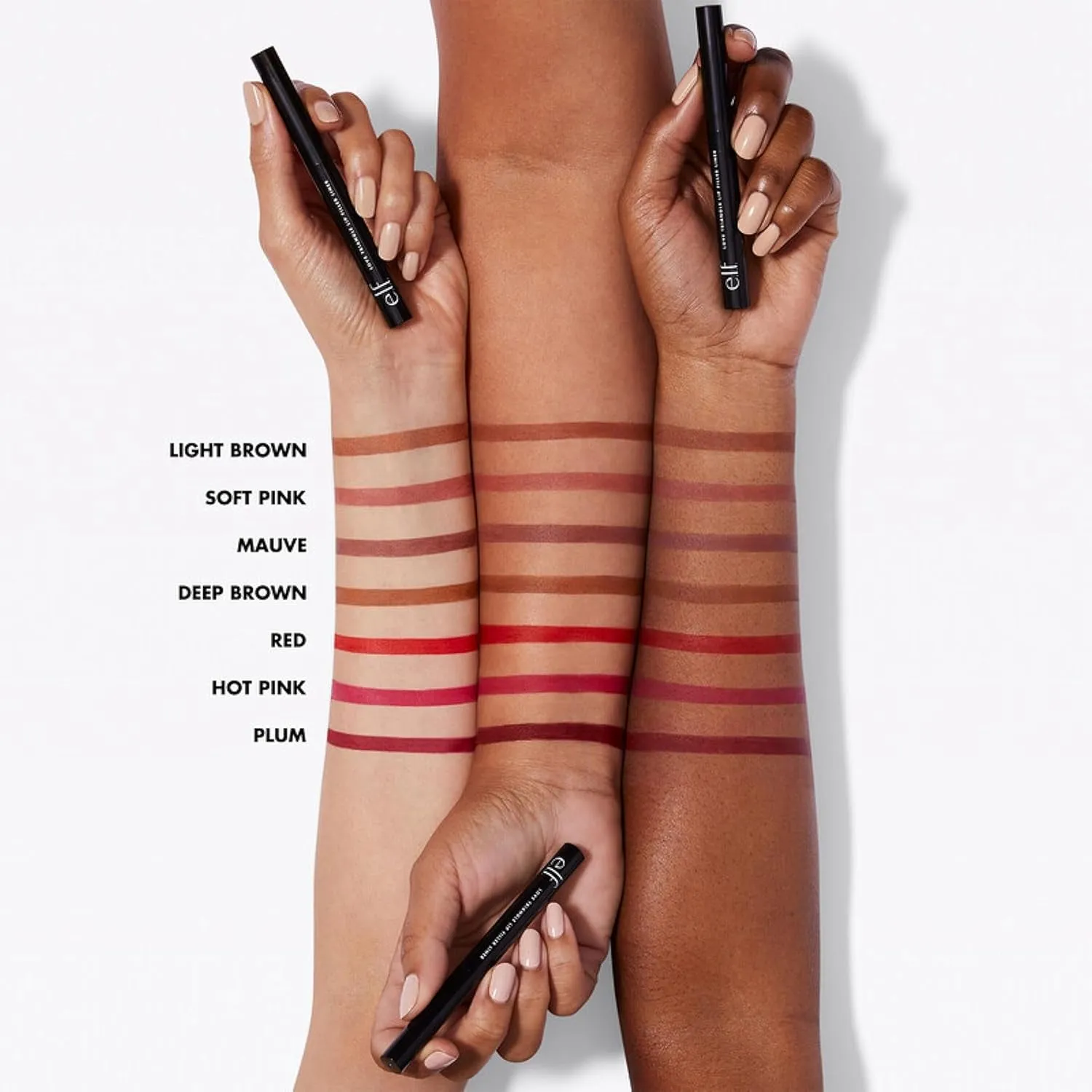 Love Triangle Lip Filler Liner, 2-In-1 Lipliner Pencil for Sculpting & Filling, Long-Lasting Intense Color, Vegan & Cruelty-Free, Soft Pink