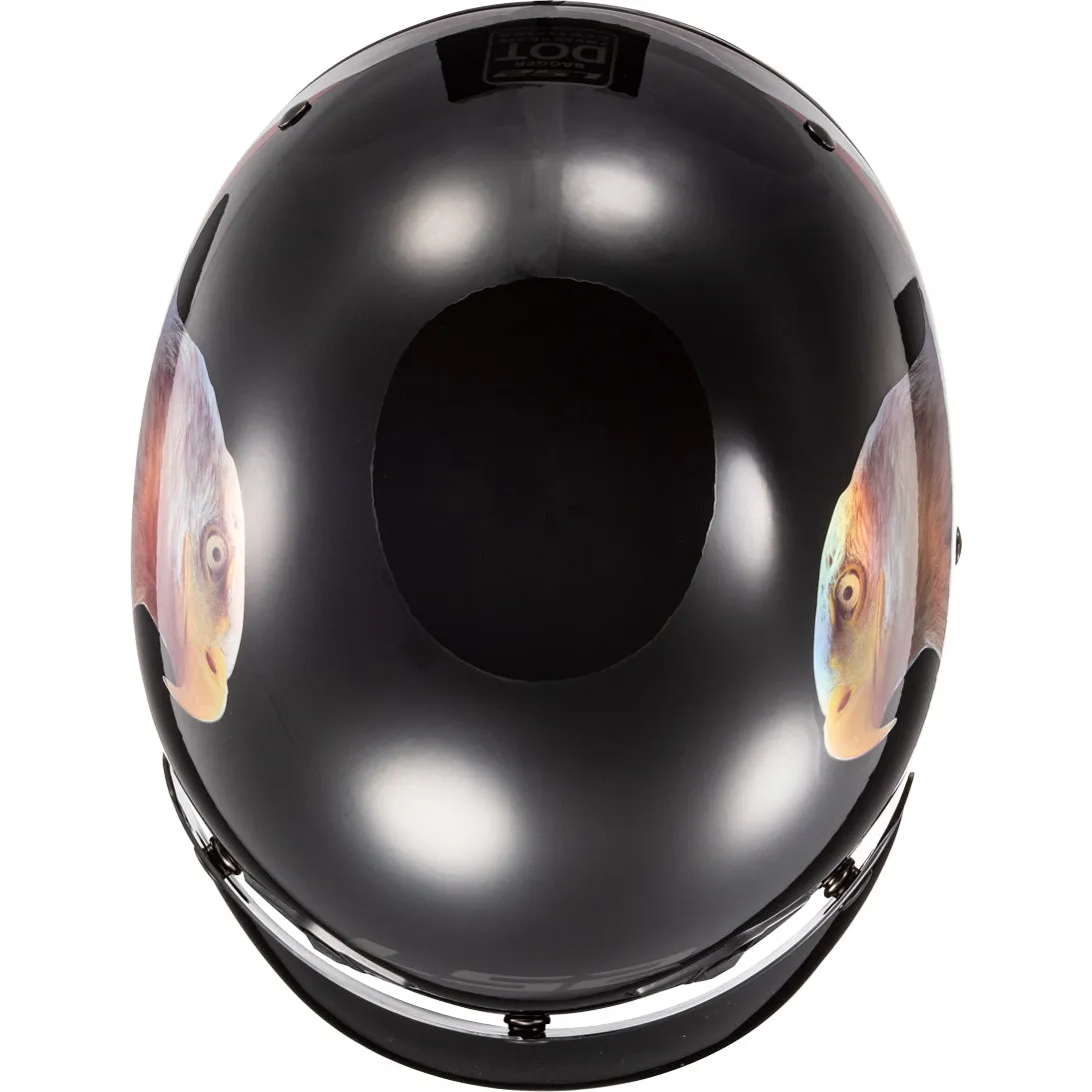 LS2 Helmets Bagger Murica Motorcycle Half Helmet