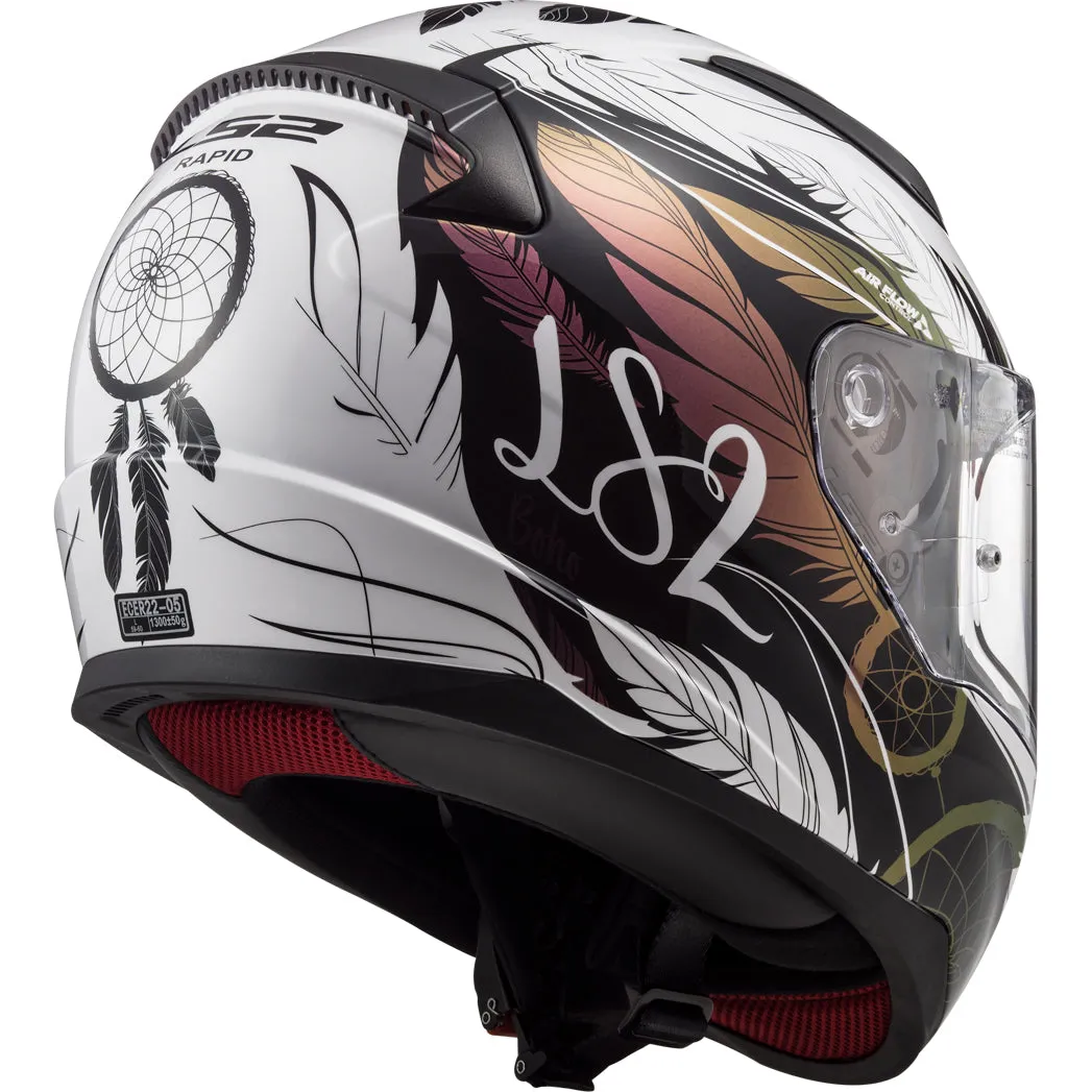 LS2 Helmets Rapid Mini Dream Catcher Motorcycle Full Face Helmet