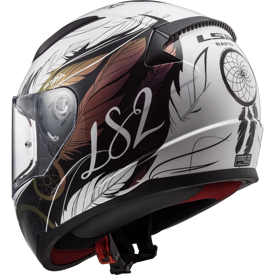 LS2 Helmets Rapid Mini Dream Catcher Motorcycle Full Face Helmet