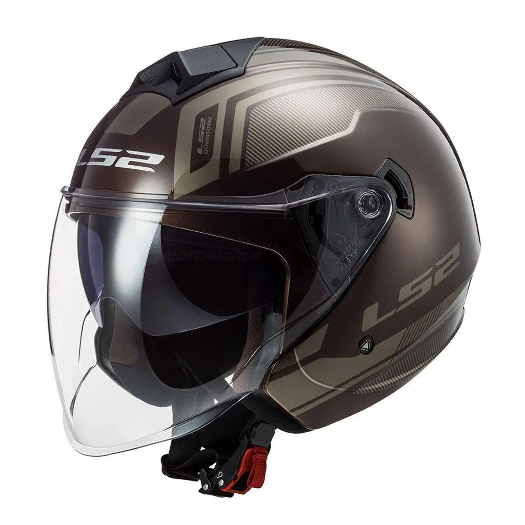 LS2 OF573 TWISTER II MOTORCYCLE OPEN FACE HELMET