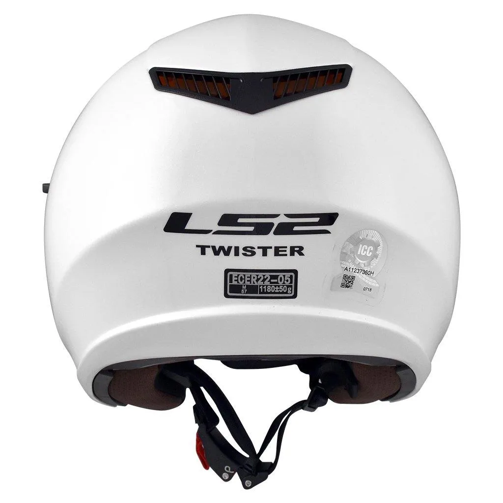 LS2 OF573 TWISTER II MOTORCYCLE OPEN FACE HELMET