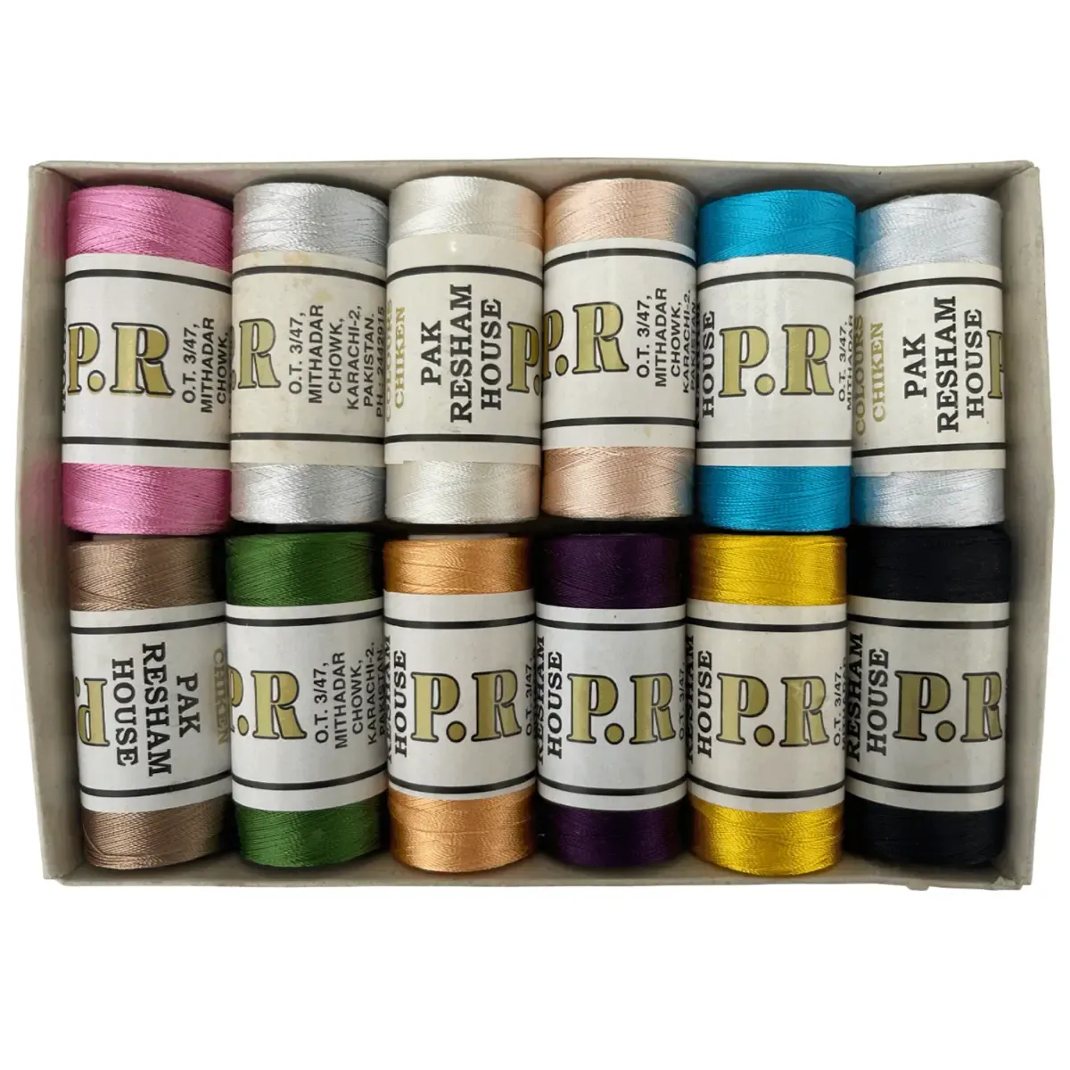 Machine Embroidery Threads - Box Of 12 Reels ** BUY 2 GET 1 FREE !!!