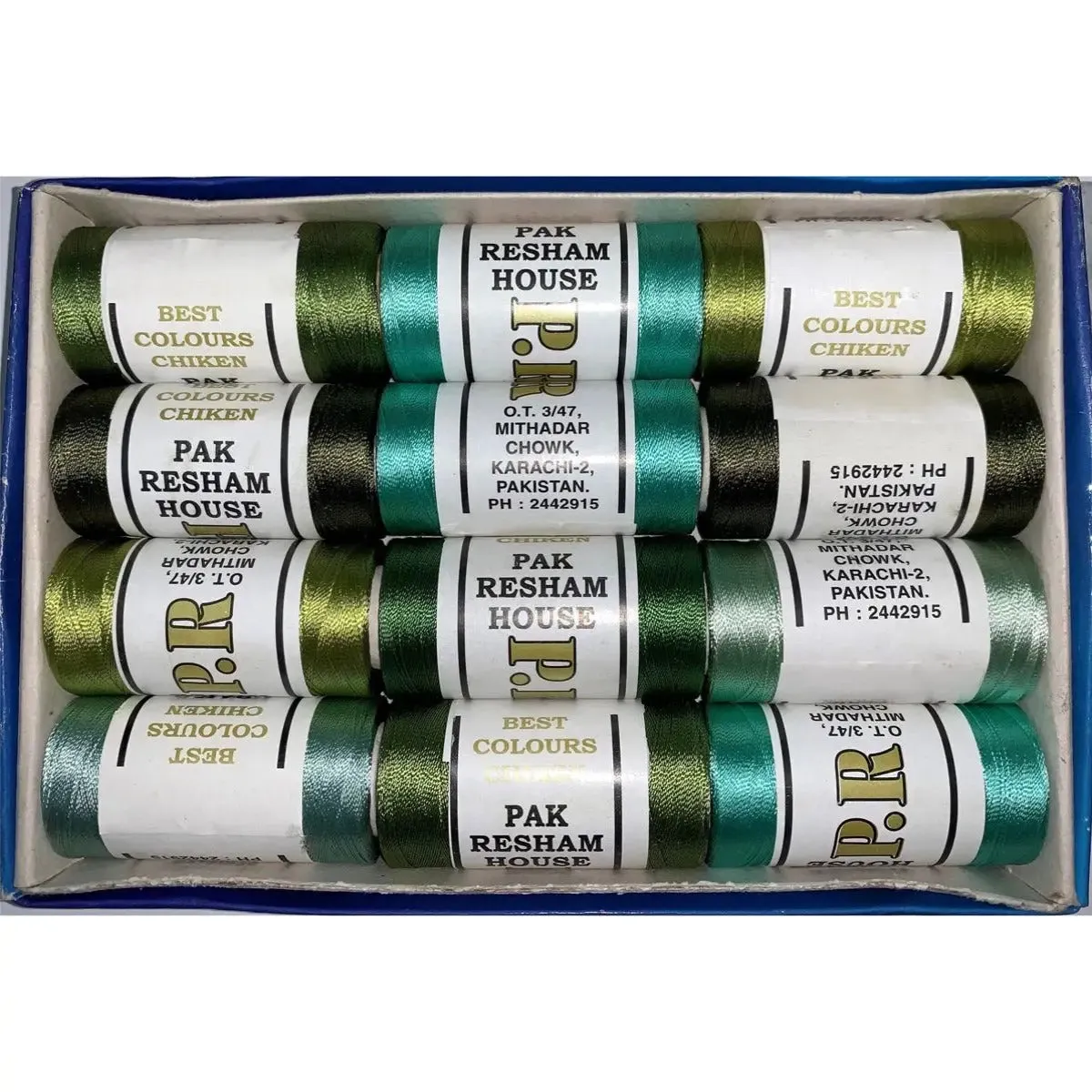 Machine Embroidery Threads - Box Of 12 Reels ** BUY 2 GET 1 FREE !!!