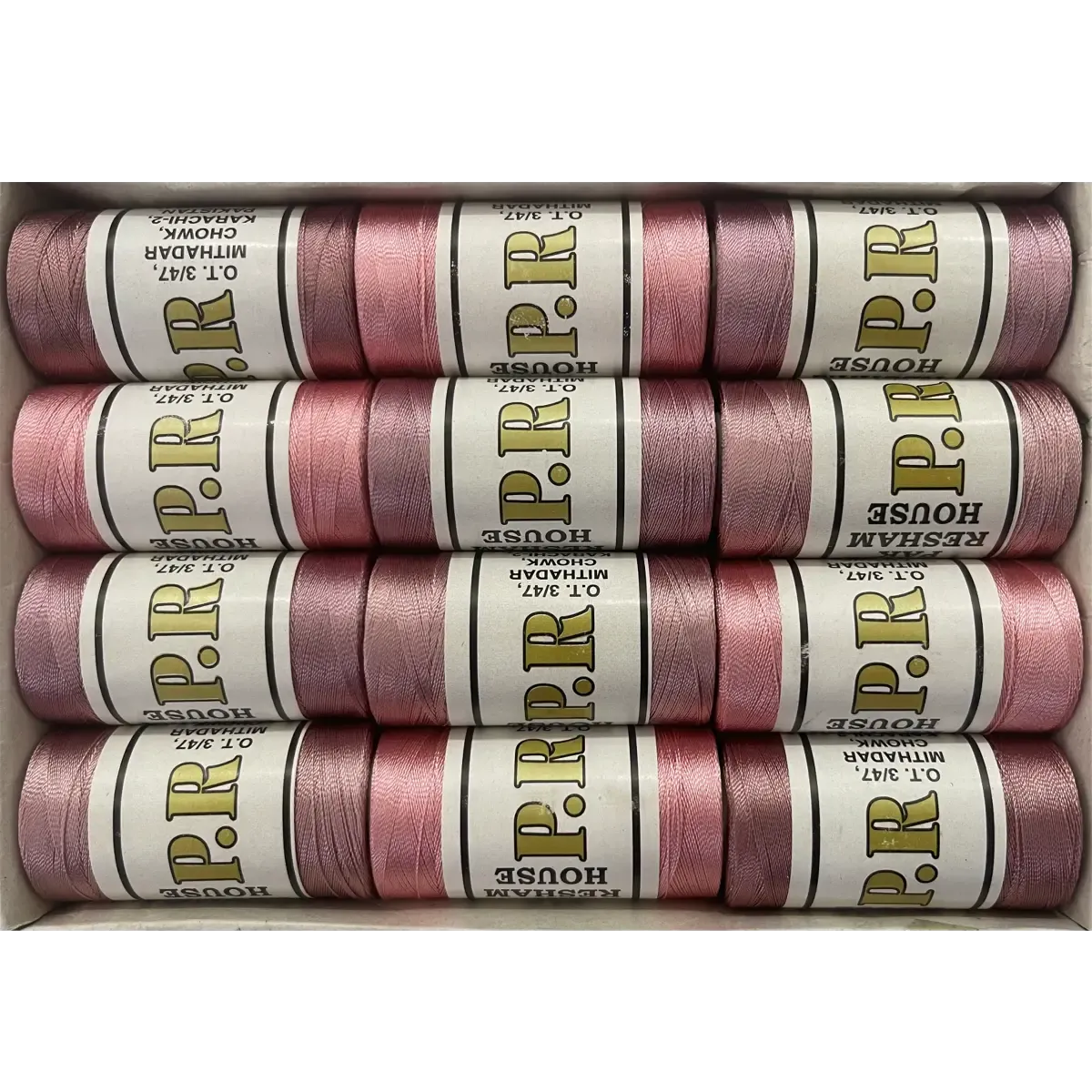 Machine Embroidery Threads - Box Of 12 Reels ** BUY 2 GET 1 FREE !!!