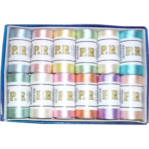 Machine Embroidery Threads - Box Of 12 Reels ** BUY 2 GET 1 FREE !!!