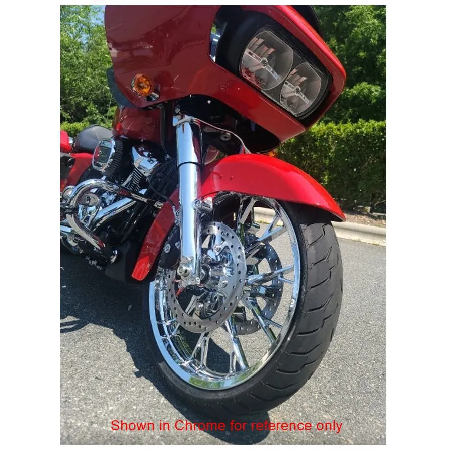 Marlin Precision Cast 3D 21x3.5 Front Wheel - Bronze- For '08-'23 Bagger With ABS & Dual Disc