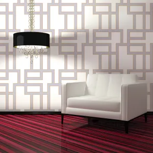 Maze Lilac MA073 Wallpaper