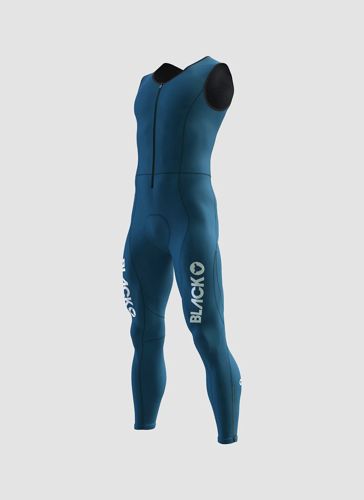 Men's ThermoFleece Tights - Indigo Blue