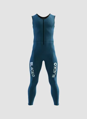 Men's ThermoFleece Tights - Indigo Blue