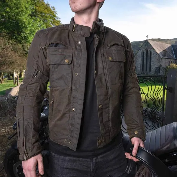Merlin Barton II Traditional Wax Jacket Brown