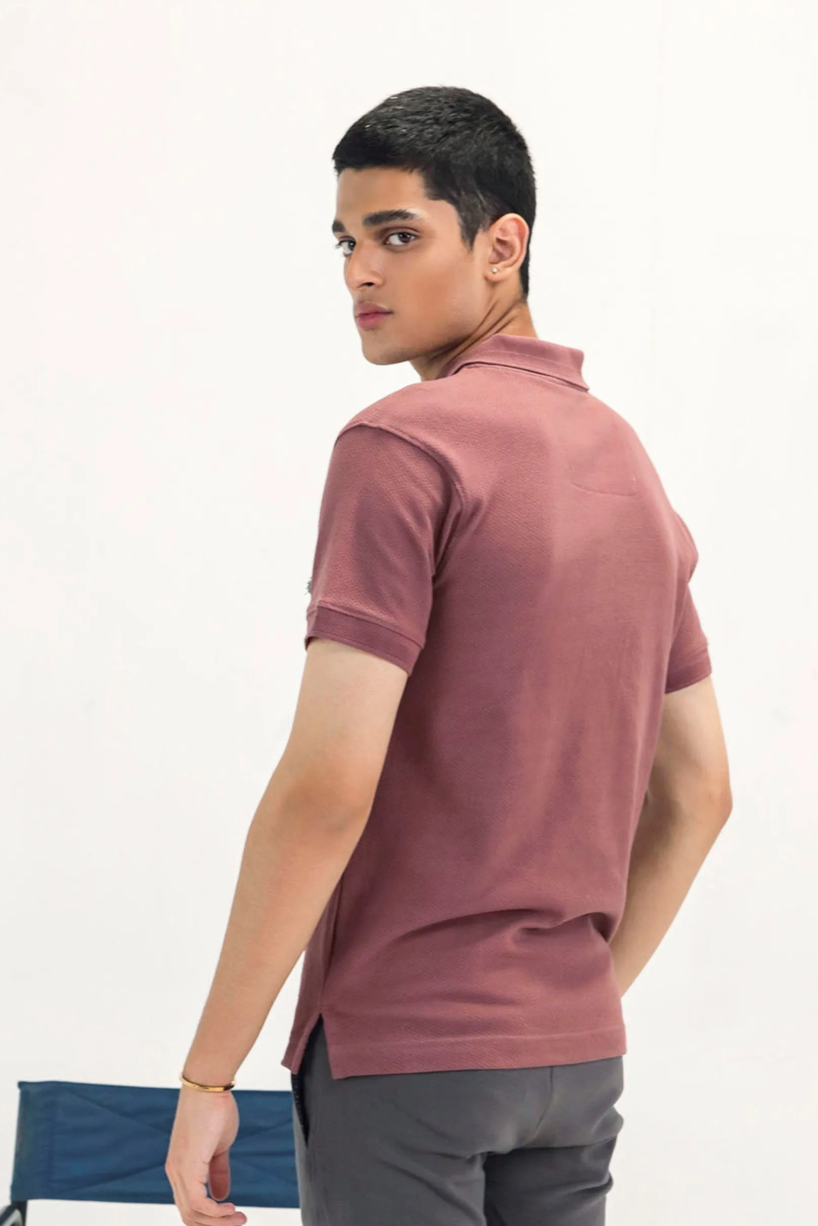 Mesa Rose Jacquard Polo Shirt