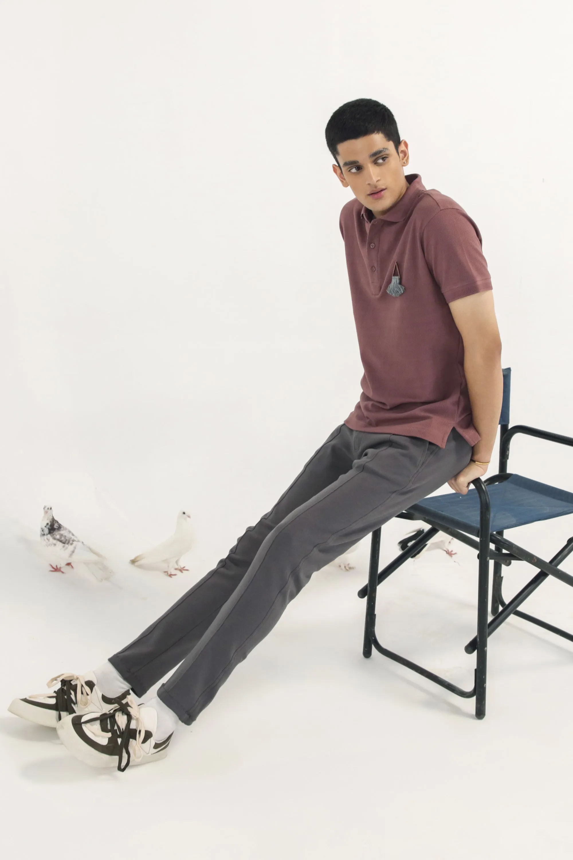 Mesa Rose Jacquard Polo Shirt