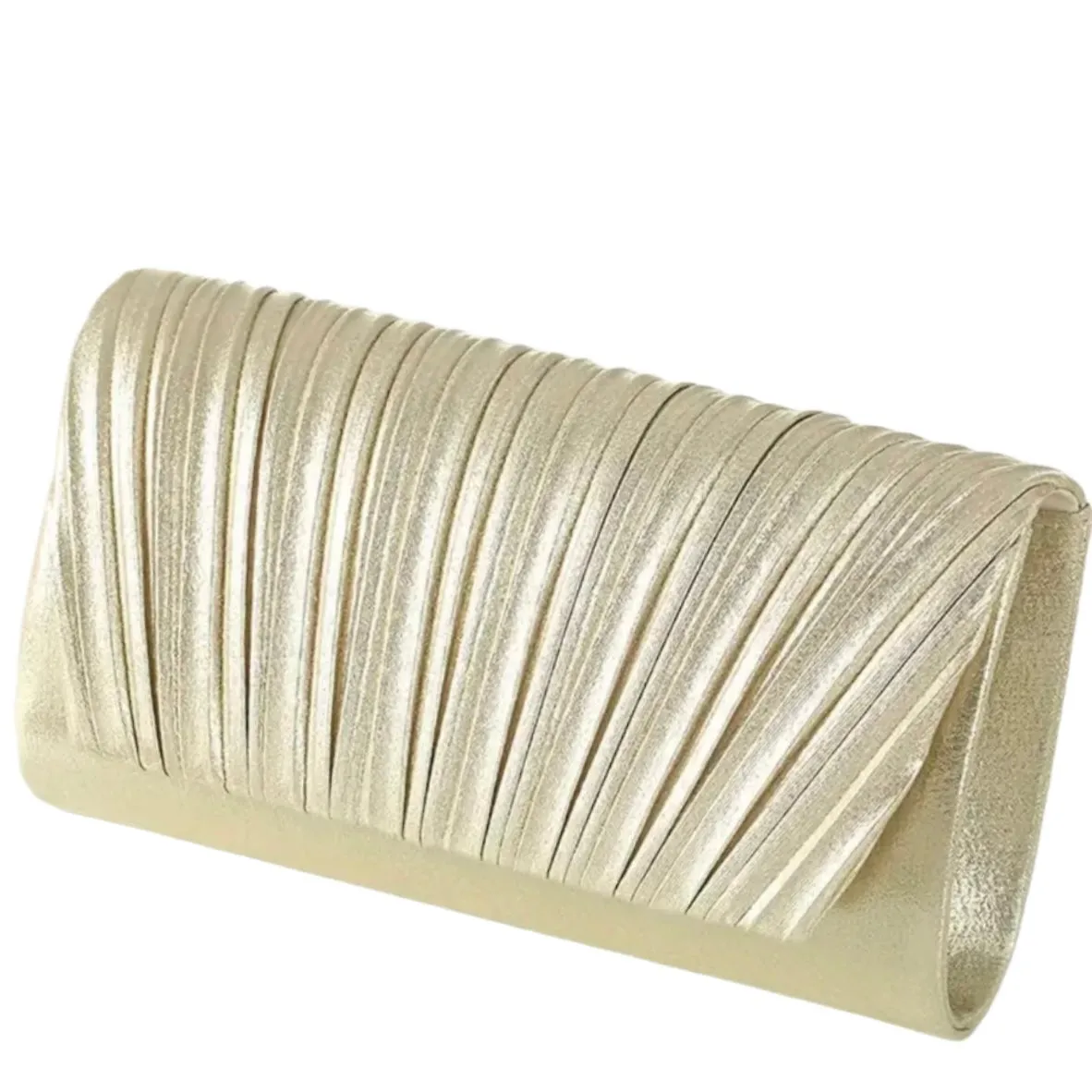 Metallic Gold Clutch Evening Bag