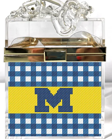 Michigan Purse Insert for Acrylic Cube Purse