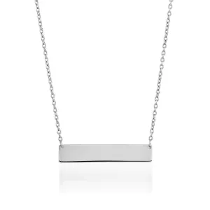 Minimalist Bar | Silver | Gilded Necklace