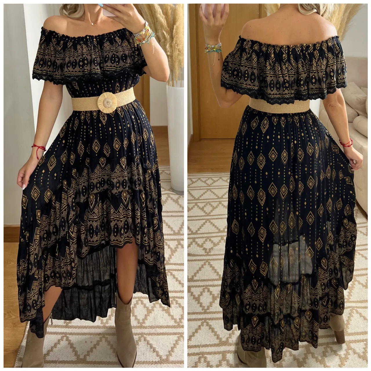 Mistic Asymetric Maxi Dress