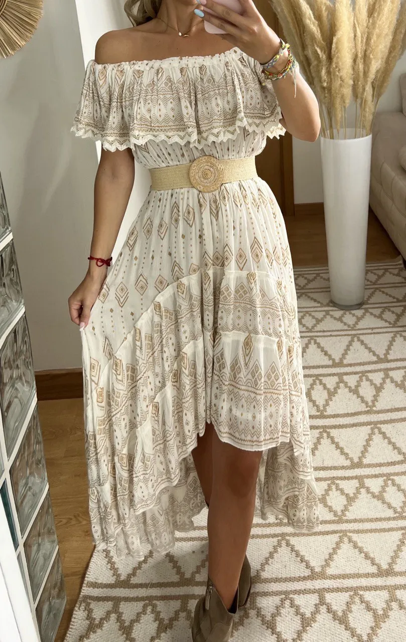 Mistic Asymetric Maxi Dress