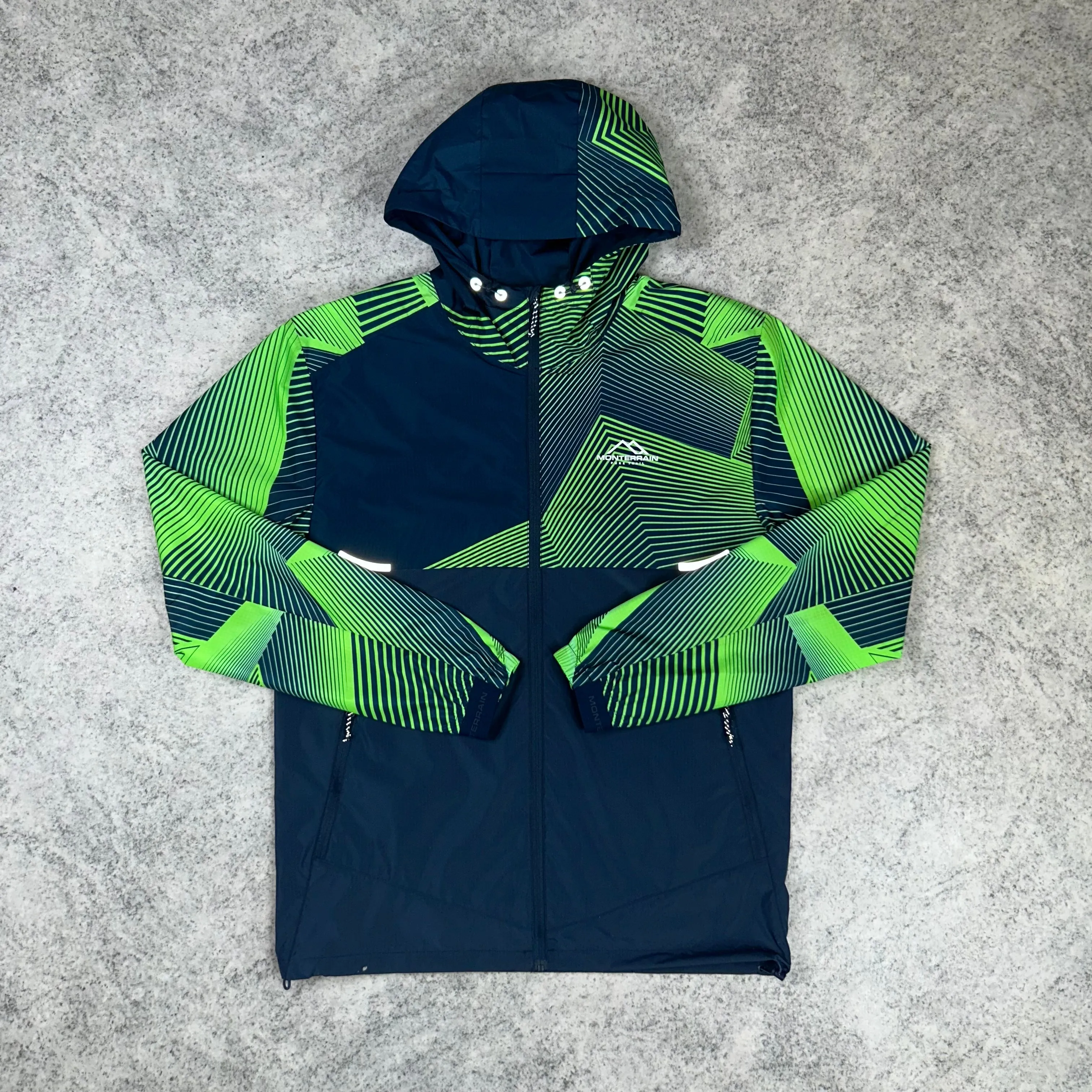 Monterrain Glow Jacket - Navy/Lime