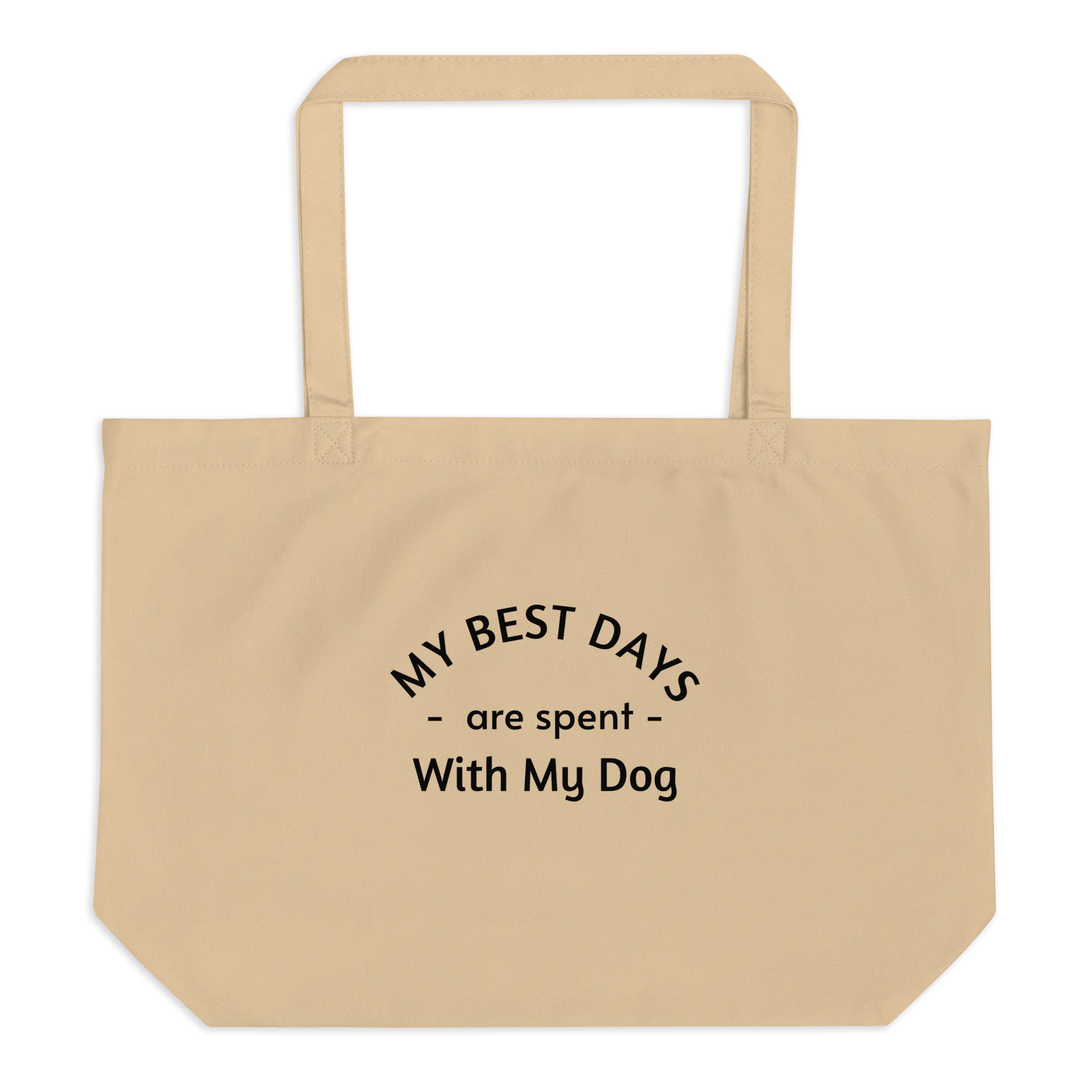 My Best Days are Spent With My Dog (singular) XL Tote/ Shopping Bags