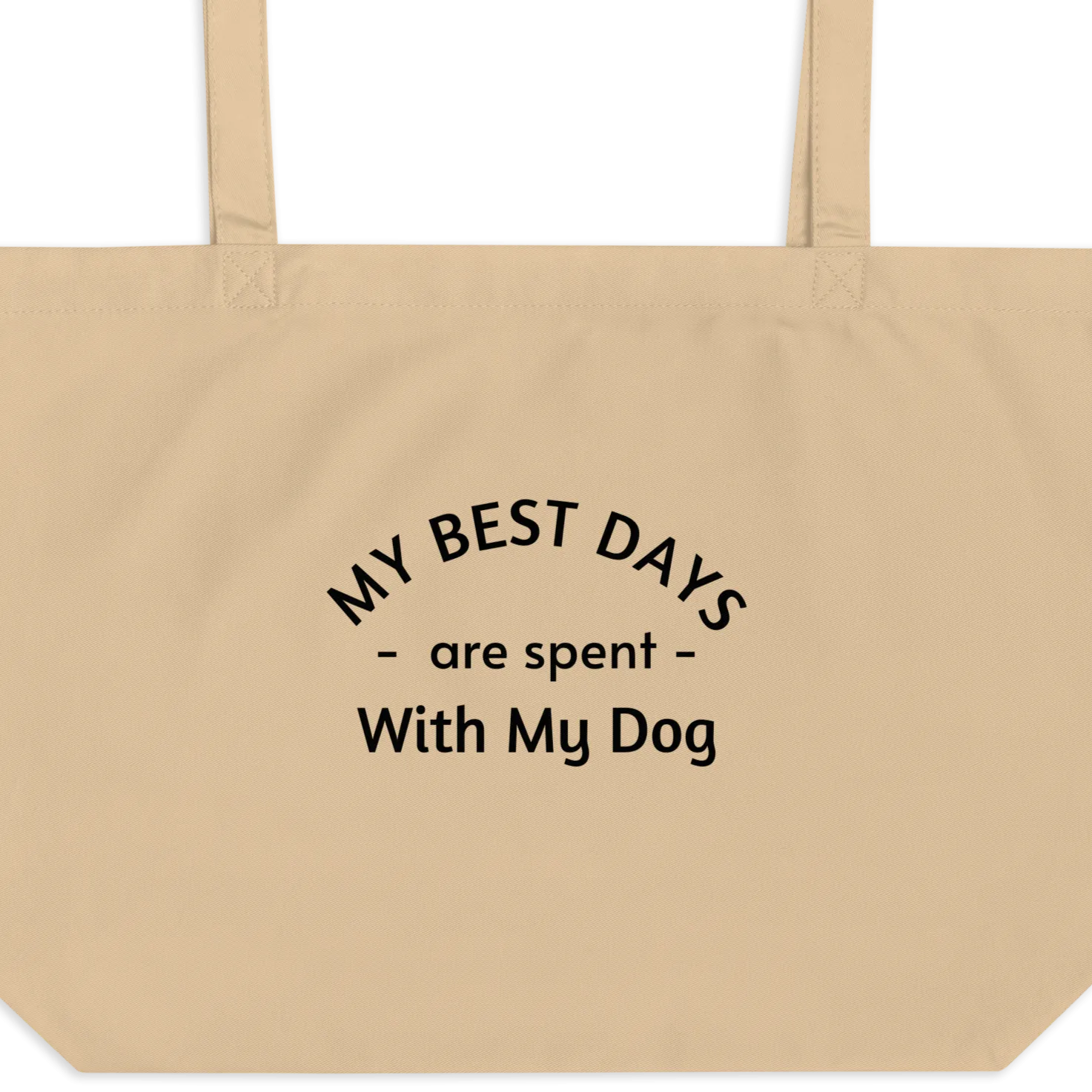 My Best Days are Spent With My Dog (singular) XL Tote/ Shopping Bags