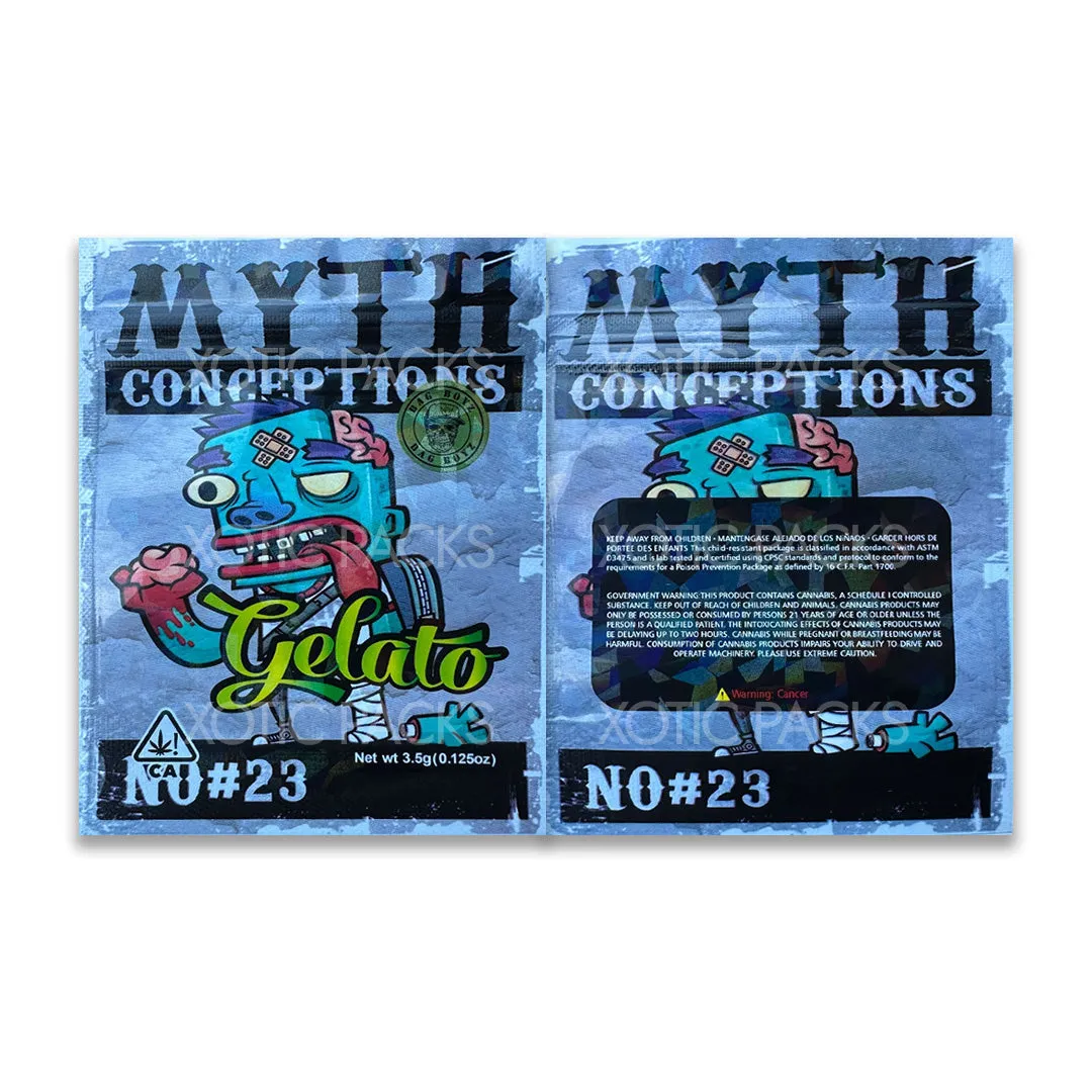 Myth Conceptions Gelato Mylar Bag 3.5 Grams