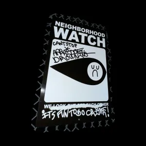 NEIGHBORHOOD WATCH STREET SIGN