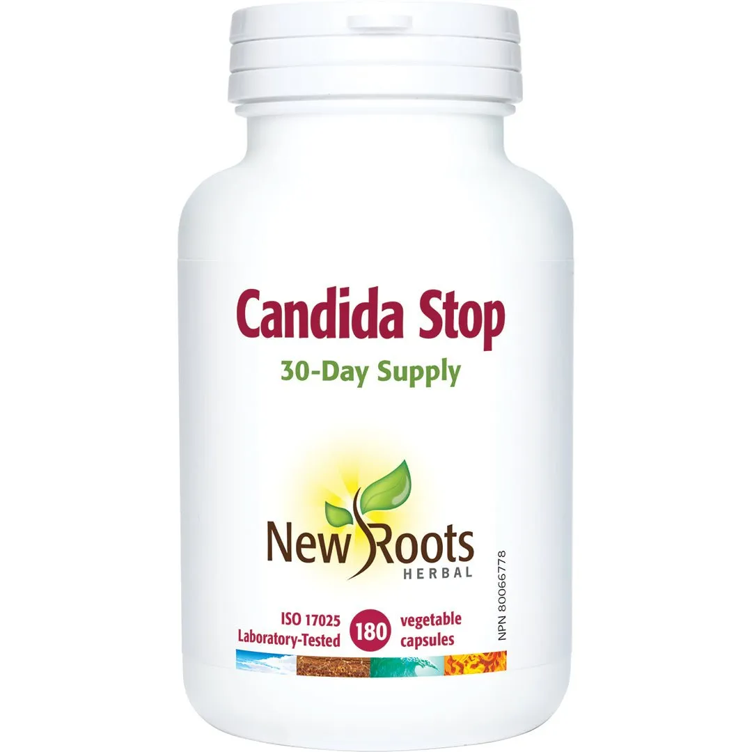New Roots Candida Stop 180 Vegetable Capsules