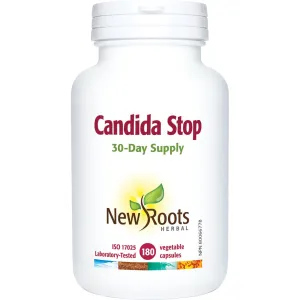 New Roots Candida Stop 180 Vegetable Capsules