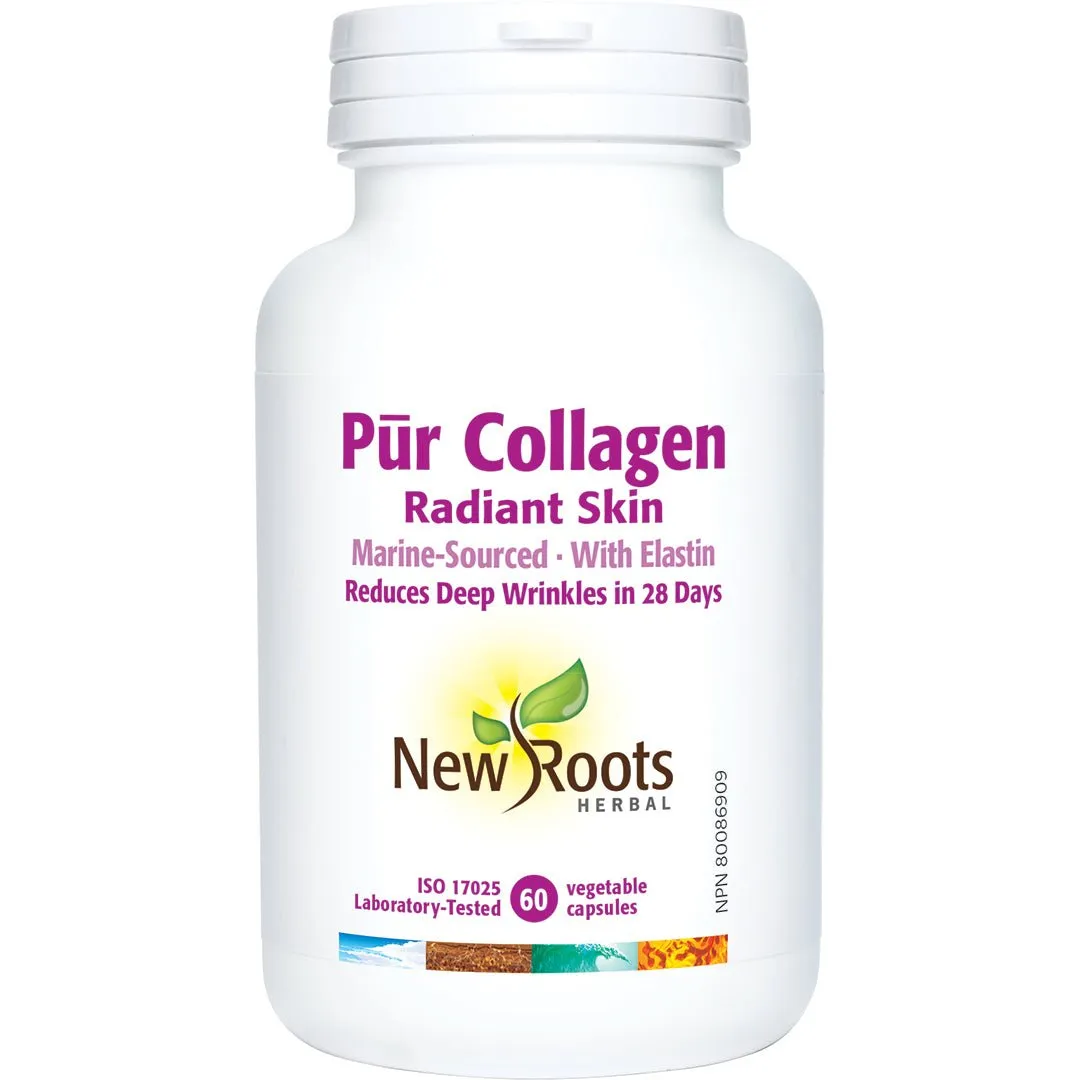 New Roots Pur Collagen Radiant Skin 60 Veg Capsules