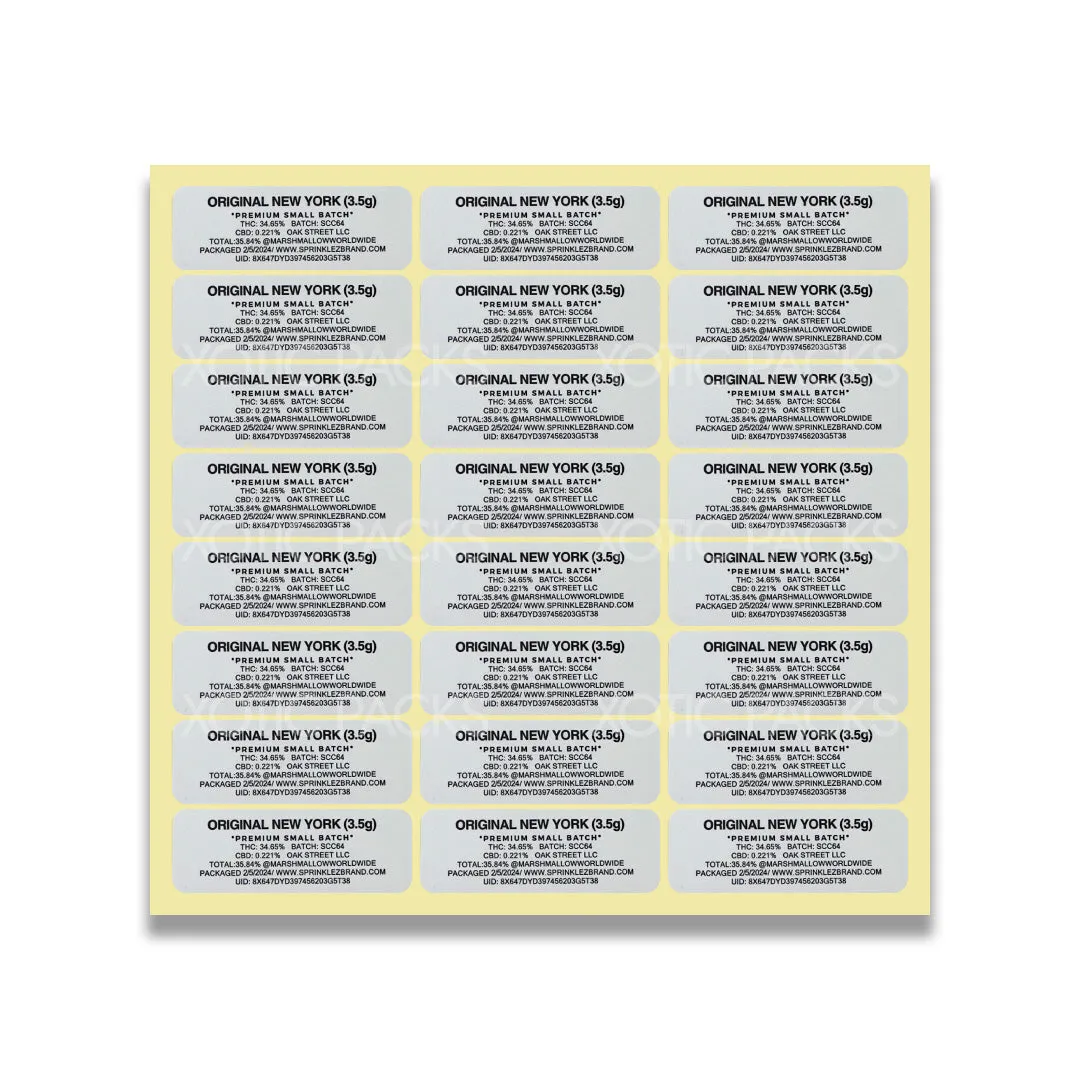 New York Marshmallow (Soft Sticker) Mylar Bag 3.5 Grams