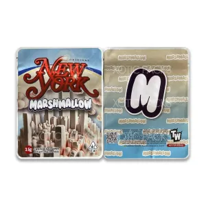 New York Marshmallow (Soft Sticker) Mylar Bag 3.5 Grams